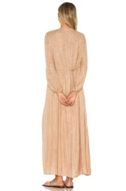 Chicago Long Dress Roma Cafe Au Lait -Fashion Clothing Store SDRE WD50 V3