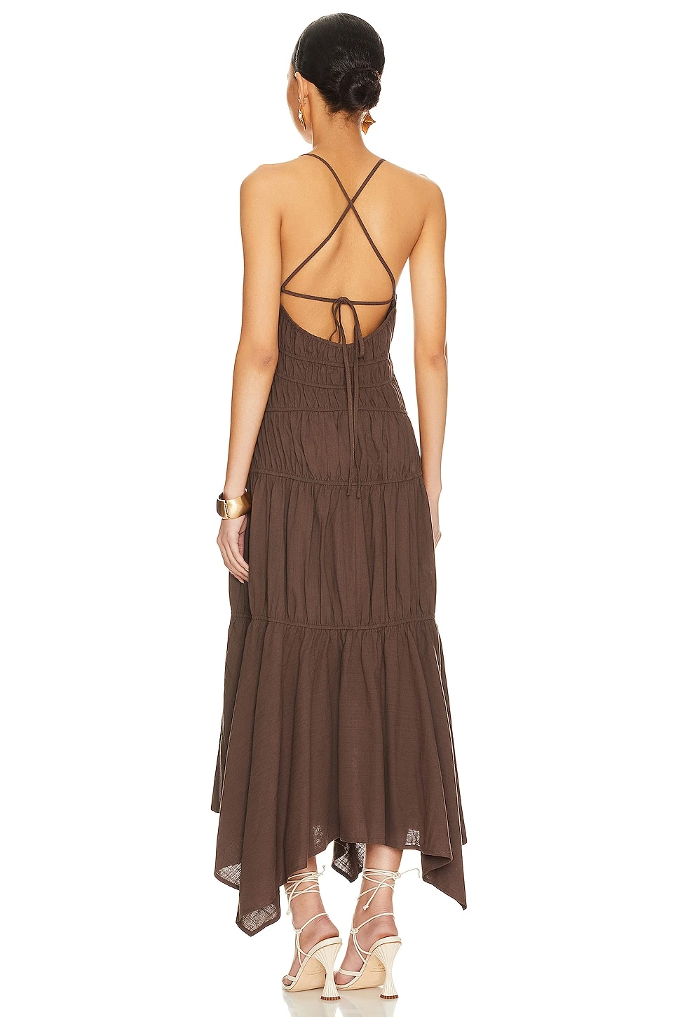 Tahlia Dress Chocolate 5 Tahlia Dress Chocolate - Image 3