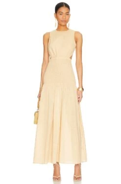 X REVOLVE Lottie Dress Oat