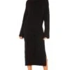 Tied Up Knit Dress Black -Fashion Clothing Store SDYS WD11 V1