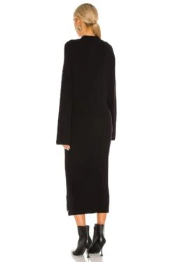 Tied Up Knit Dress Black -Fashion Clothing Store SDYS WD11 V4