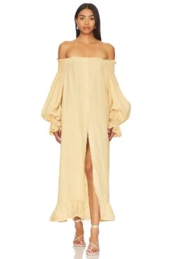 Romantica Loungewear Dress Beige