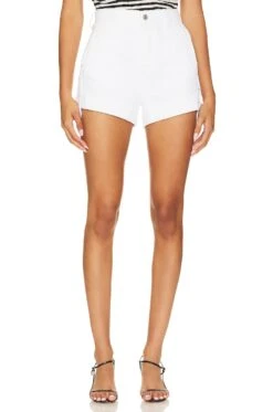 7 For All Mankind Slouch Short White