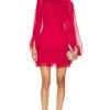 Shona Joy Leilani Long Sleeve Mini Dress Hibiscus -Fashion Clothing Store SHON WD464 V1