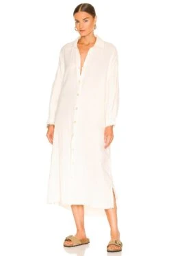 Show Me Your Mumu Captain Button Down Dress Cream 7 Show Me Your Mumu Captain Button Down Dress Cream -Fashion Clothing Store SHOW WD485 V2