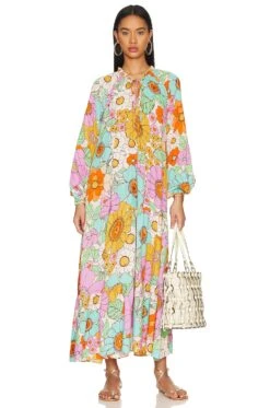 Show Me Your Mumu Birdie Maxi Dress Flower Market -Fashion Clothing Store SHOW WD549 V2