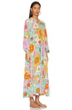 Show Me Your Mumu Birdie Maxi Dress Flower Market -Fashion Clothing Store SHOW WD549 V3