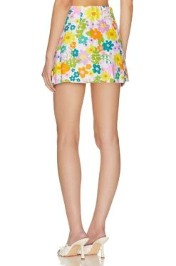 Show Me Your Mumu All Night Skort Petal Pop 8 Show Me Your Mumu All Night Skort Petal Pop -Fashion Clothing Store SHOW WF119 V3
