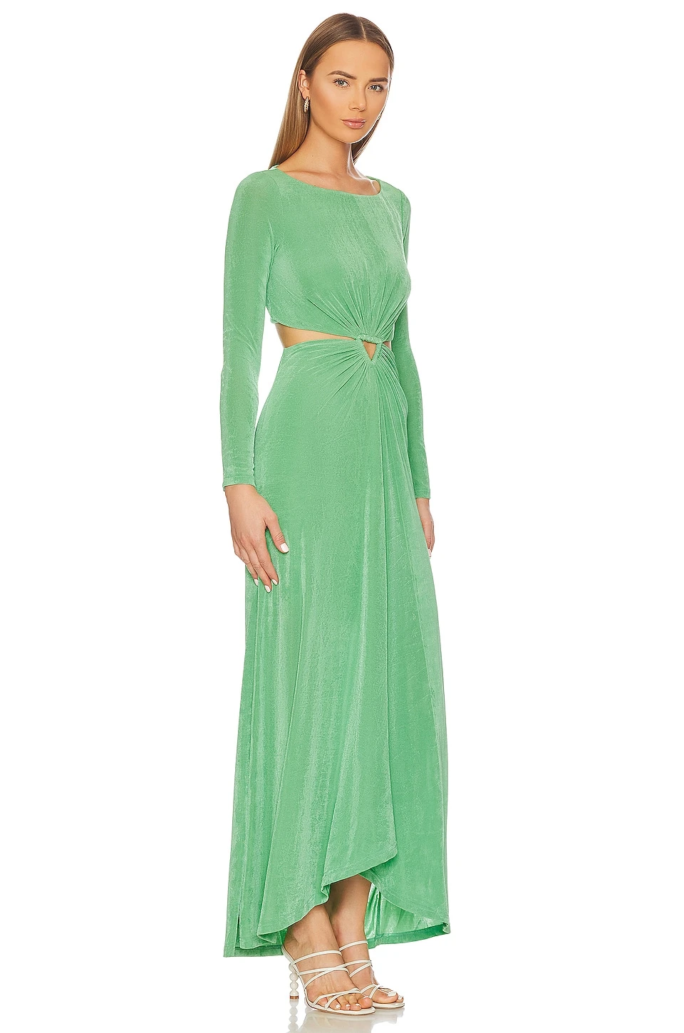 Cali Long Sleeve Dress Sea Green 4 Cali Long Sleeve Dress Sea Green - Image 2