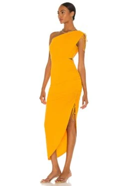 VESTIDO CINDY Marigold -Fashion Clothing Store SIGR WD33 V3