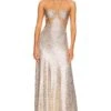 Chloe Maxi Dress Gold -Fashion Clothing Store SIGR WD94 V1