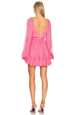 Hera Dress Pink -Fashion Clothing Store SLEE WD125 V3