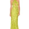 Liv Gown Lime Green -Fashion Clothing Store SLEE WD130 V1