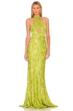 Liv Gown Lime Green