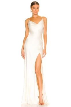 X REVOLVE Gabrielle Maxi Dress Burgundy -Fashion Clothing Store SLEE WD98 V1