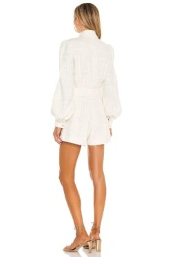April Romper Ivory -Fashion Clothing Store SLEE WR1 V3