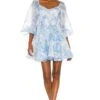 The Princess Dress Baby Blue Toile -Fashion Clothing Store SLKR WD51 V1