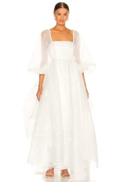 The Queen Of Angels Gown Ivory -Fashion Clothing Store SLKR WD56 V4