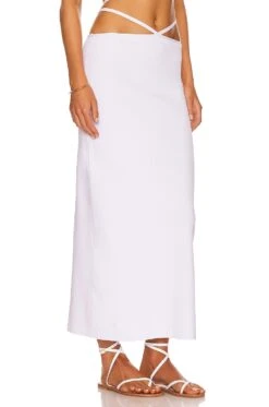 Solid & Striped The Raine Skirt Marshmallow -Fashion Clothing Store SLST WQ23 V2