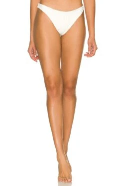 Solid & Striped The Annabelle Reversible Bikini Bottom Marshmallow & Blackout -Fashion Clothing Store SLST WX645 V2