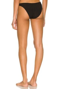 Solid & Striped The Annabelle Reversible Bikini Bottom Marshmallow & Blackout -Fashion Clothing Store SLST WX645 V4