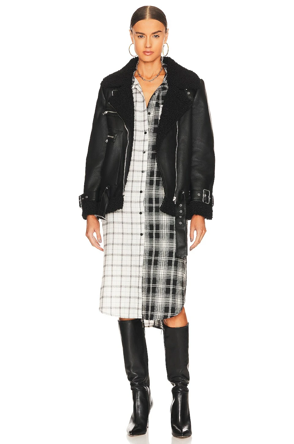 Steve Madden Rae Midi Shirt Dress Multi 7 Steve Madden Rae Midi Shirt Dress Multi - Image 5