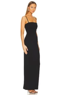 Riley Maxi Dress Black -Fashion Clothing Store SOLA WD235 V2