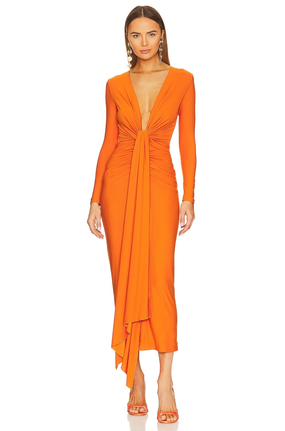 Lorena Midi Dress Apricot 8 Lorena Midi Dress Apricot - Image 6
