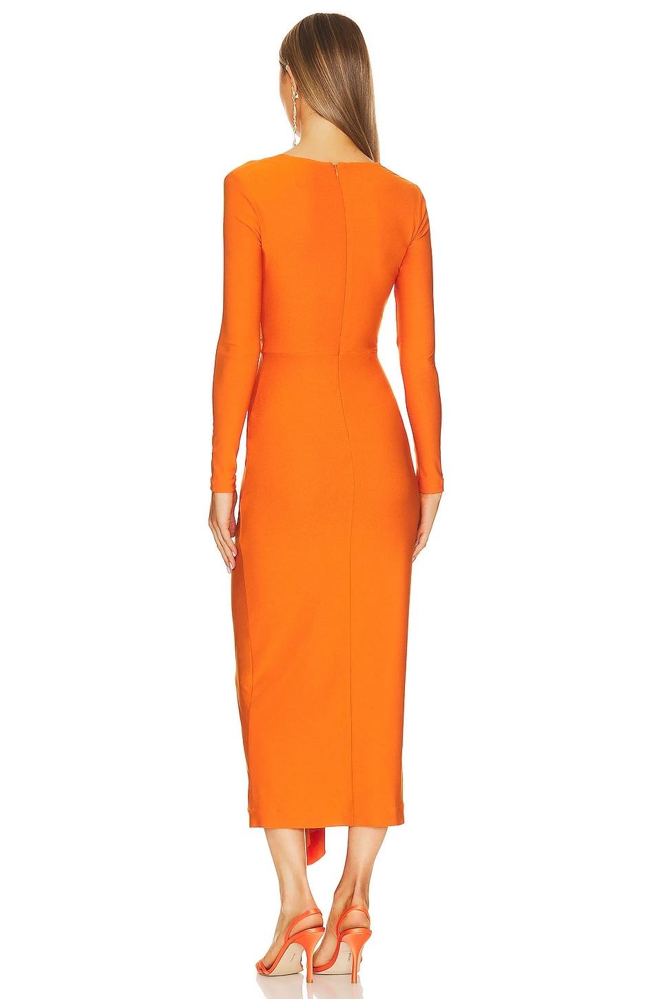 Lorena Midi Dress Apricot 5 Lorena Midi Dress Apricot - Image 3