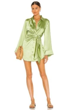 Song Of Style Marta Dress Pistachio Green