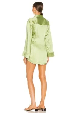 Song Of Style Marta Dress Pistachio Green -Fashion Clothing Store SOSR WD137 V3