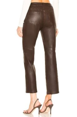 Song Of Style Lizz Leather Pant Brown -Fashion Clothing Store SOSR WP74 V3