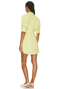 Hush Shirt Dress Kiwi 7 Hush Shirt Dress Kiwi -Fashion Clothing Store SOVR WD19 V3