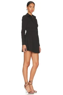 Capture Corset Shirt Dress Noir 6 Capture Corset Shirt Dress Noir -Fashion Clothing Store SOVR WD6 V2