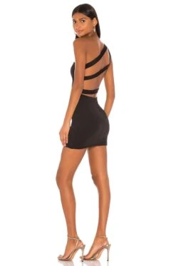 Davey Strappy Back Dress Black -Fashion Clothing Store SPDW WD1241 V1 1