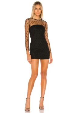 ROBE MIDI ÉPURÉE MADIE Black