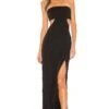 Paola Maxi Dress Black -Fashion Clothing Store SPDW WD1362 V1