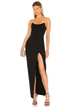 Ryleigh Strapless Maxi Dress Black 19 Ryleigh Strapless Maxi Dress Black -Fashion Clothing Store SPDW WD1687 V1 1