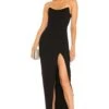 Ryleigh Strapless Maxi Dress Black -Fashion Clothing Store SPDW WD1687 V1