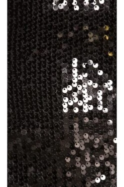 Jessie Sequin Mini Dress Black -Fashion Clothing Store SPDW WD1769 V4