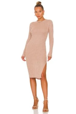 Aliza Sweater Dress Blue Metallic -Fashion Clothing Store SPDW WD1919 V1