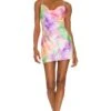 Carmella Slip Dress Pink Tie Dye -Fashion Clothing Store SPDW WD1939 V1