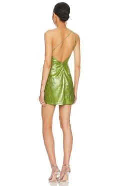 Claudette Cut Out Dress Green -Fashion Clothing Store SPDW WD2154 V4