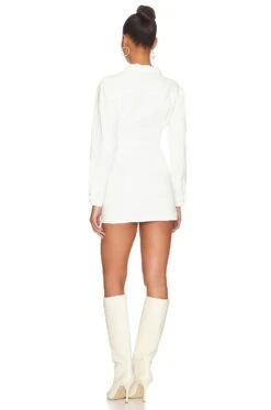 VESTIDO MIKA White Denim -Fashion Clothing Store SPDW WD2191 V4