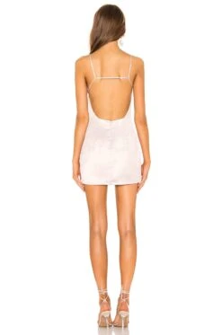 Nicole Mini Dress Nude -Fashion Clothing Store SPDW WD385 V4