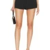 Mia High Waisted Short Black -Fashion Clothing Store SPDW WF207 V1