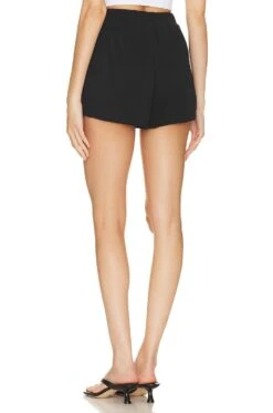Mia High Waisted Short Black -Fashion Clothing Store SPDW WF207 V3