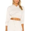 Angelia Cropped Sweatshirt Beige -Fashion Clothing Store SPDW WK135 V1