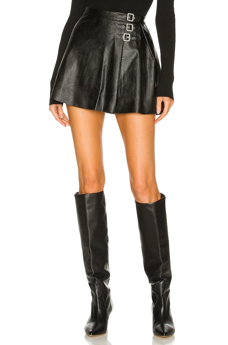 Jasmine Buckled Skirt Brown 7 Jasmine Buckled Skirt Brown - Image 5