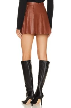 Jasmine Buckled Skirt Brown 10 Jasmine Buckled Skirt Brown -Fashion Clothing Store SPDW WQ333 V3